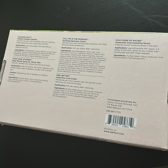 Unused unopened clarity moisture on the go skincare pack - Picture 4 of 4